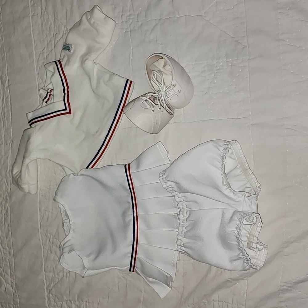 Taiwan Cabbage Patch Tennis Dress Outfit Socks and  Taiwan Shoes